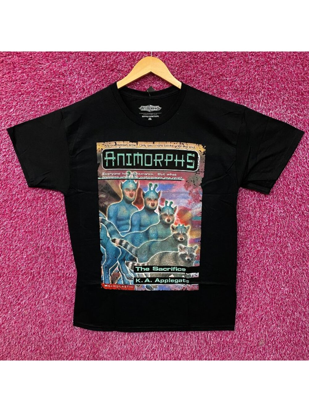Animorphs The Sacrifice Book Cover Graphic T-Shirt Large